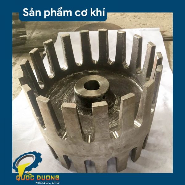 sản phẩm cơ khí bánh đai dẹt thép