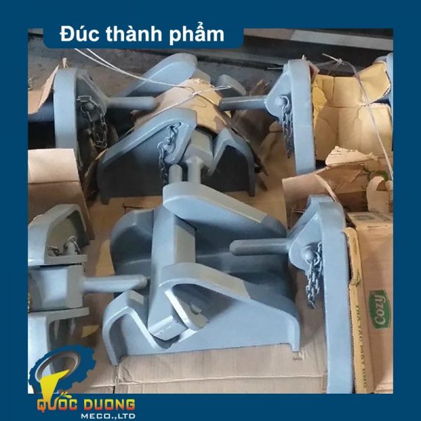đúc khóa xích chặn neo tàu 1