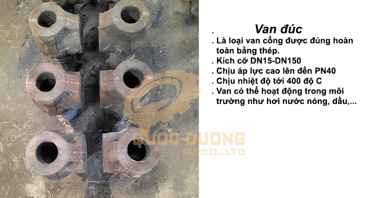 đúc thép gia công -van cổng đúc