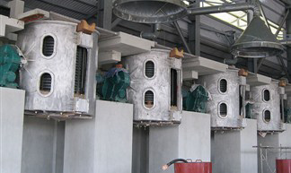 bộ lò trung tần luyện kim loại