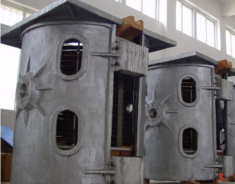 lò nung trung tần sản xuất đúc kim loại